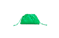 BOTTEGA VENETA MINI POUCH INTRECCIATO PARAKEET