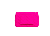 CHANEL CLASSIC FLAP MAXI MATELASSÊ NEON PINK
