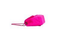 CHANEL CLASSIC FLAP MAXI MATELASSÊ NEON PINK