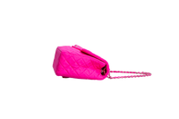 CHANEL CLASSIC FLAP MAXI MATELASSÊ NEON PINK