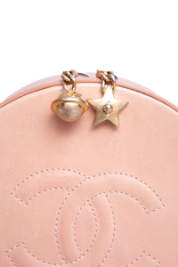 CHANEL ROUND AS EARTH CC CROSSBODY BAG PEACH