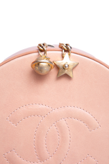 CHANEL ROUND AS EARTH CC CROSSBODY BAG PEACH