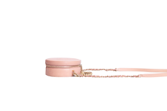 CHANEL ROUND AS EARTH CC CROSSBODY BAG PEACH