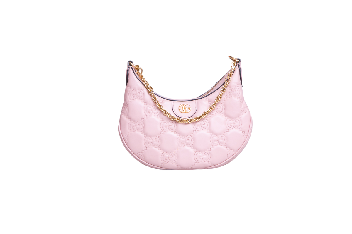 GUCCI EPAULE EM CUIR PETITE LIGHT PINK