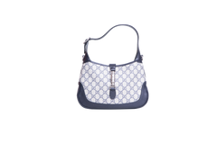 GUCCI JACKIE 1961 SMALL GG COATED CANVAS NAVY
