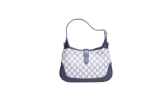 GUCCI JACKIE 1961 SMALL GG COATED CANVAS NAVY