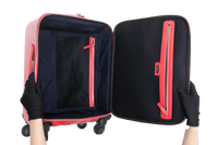 CHANEL COCO CASE TROLLEY IN BI-COLOR RED