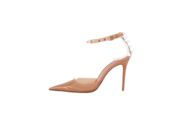 AMINA MUADDI PUMPS JULIA GLASS PVC TAN
