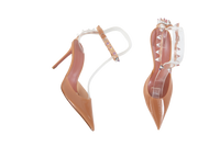 AMINA MUADDI PUMPS JULIA GLASS PVC TAN