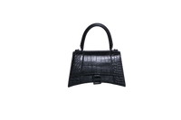 DESAPEGO RAYZA NICACIO BALENCIAGA HOURGLASS SMALL TOP-HANDLE BLACK