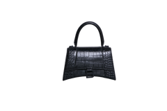 DESAPEGO RAYZA NICACIO BALENCIAGA HOURGLASS SMALL TOP-HANDLE BLACK
