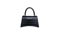DESAPEGO RAYZA NICACIO BALENCIAGA HOURGLASS SMALL TOP-HANDLE BLACK