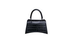 DESAPEGO RAYZA NICACIO BALENCIAGA HOURGLASS SMALL TOP-HANDLE BLACK