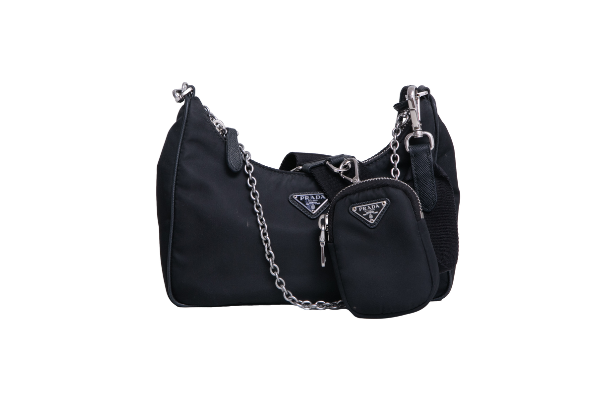 DESAPEGO RAYZA NICACIO PRADA RE-EDITION NYLON 2005 BLACK