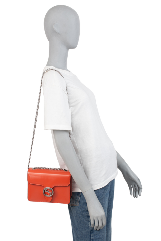 GUCCI INTERLOCKING DOLLAR SMALL ORANGE