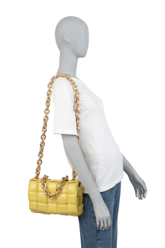 BOTTEGA PADDED LIME CHAIN
