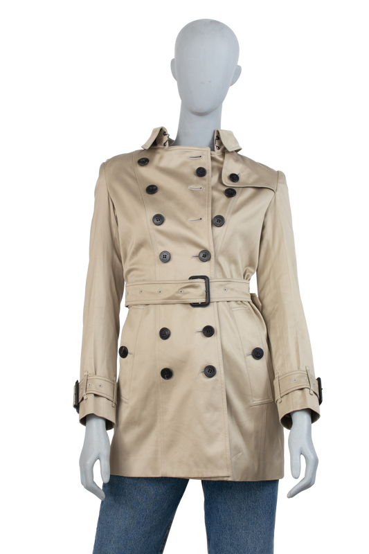 DESAPEGO GRAZI MASSAFERA BURBERRY TRENCH COAT COTTON