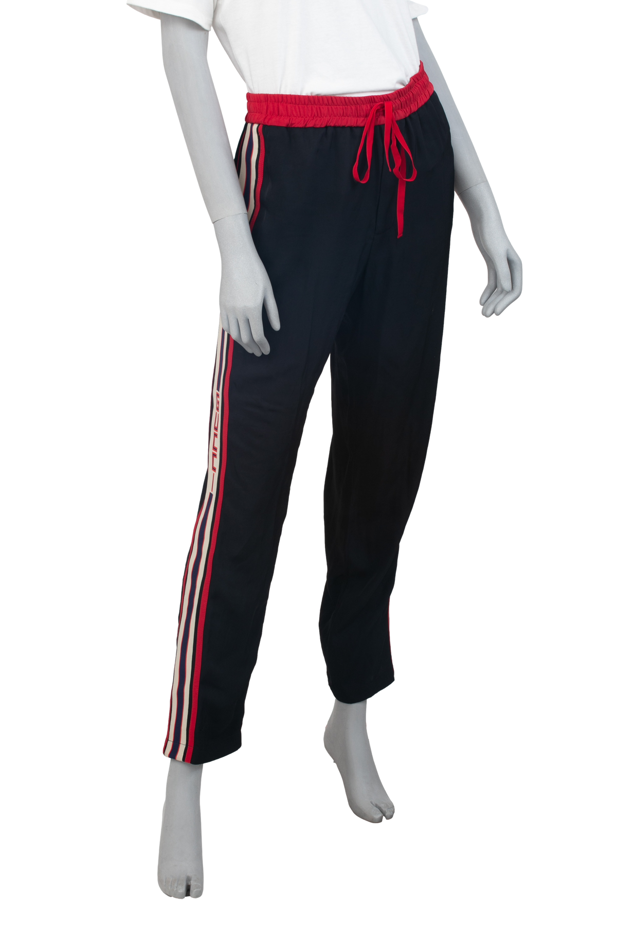 DESAPEGO GRAZI MASSAFERA GUCCI PANTS JOGGING BLACK & RED