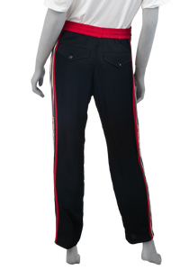 DESAPEGO GRAZI MASSAFERA GUCCI PANTS JOGGING BLACK & RED