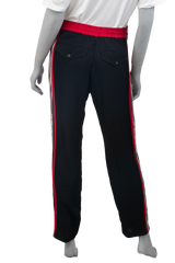 DESAPEGO GRAZI MASSAFERA GUCCI PANTS JOGGING BLACK & RED