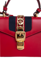 GUCCI SYLVIE SMALL RED SHOULDER