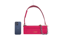 JACQUEMUS LE CIUCIU SHOULDER BAG LEATHER PINK
