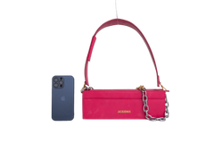 JACQUEMUS LE CIUCIU SHOULDER BAG LEATHER PINK