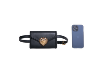 DG MINI ENVELOPE DEVOTION BELT BAG BLACK