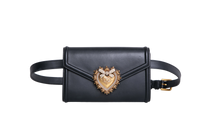 DG MINI ENVELOPE DEVOTION BELT BAG BLACK