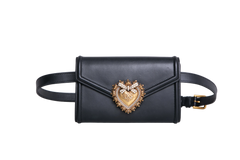 DG MINI ENVELOPE DEVOTION BELT BAG BLACK