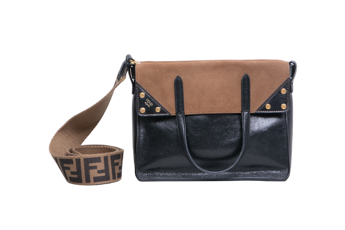 FENDI FLIP REGULAR OLD SHINE RAIN BLACK 2019