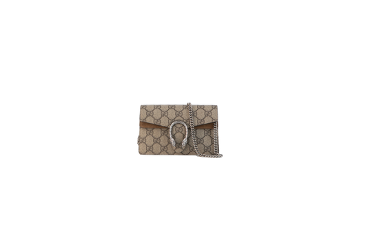 GUCCI DIONYSUS SUPER MINI GG SUPREME BEIGE