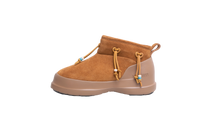 MOON BOOT BOOTS LUNA LOW BEADS SUEDE TAN - 39 BR