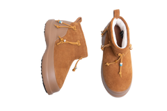MOON BOOT BOOTS LUNA LOW BEADS SUEDE TAN - 39 BR