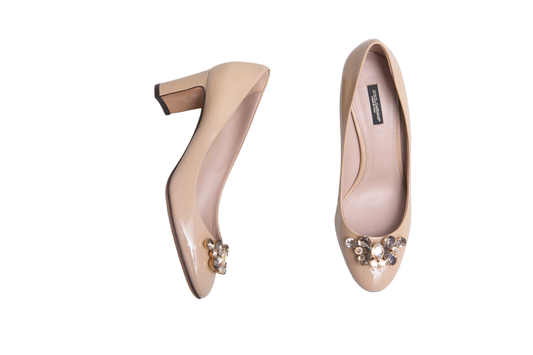 DG SANDAL CRYSTAL BEIGE - 38 BR