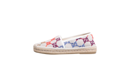 GUCCI ESPADRILLE BEIGE GG PSYCHEDELIC - 40 1/2 BR