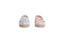 GUCCI ESPADRILLE BEIGE GG PSYCHEDELIC - 40 1/2 BR