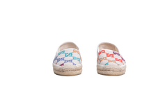 GUCCI ESPADRILLE BEIGE GG PSYCHEDELIC - 40 1/2 BR