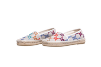 GUCCI ESPADRILLE BEIGE GG PSYCHEDELIC - 40 1/2 BR