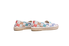 GUCCI ESPADRILLE BEIGE GG PSYCHEDELIC - 40 1/2 BR