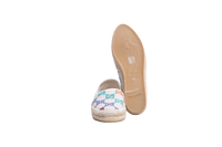 GUCCI ESPADRILLE BEIGE GG PSYCHEDELIC - 40 1/2 BR