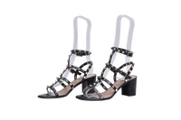 VALENTINO SANDAL ROCKSTUD BLACK - 36 1/2