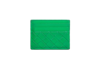 BOTTEGA HOLDER CARD INTRECCIATO GREEN