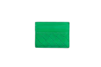 BOTTEGA HOLDER CARD INTRECCIATO GREEN