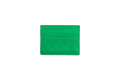 BOTTEGA HOLDER CARD INTRECCIATO GREEN