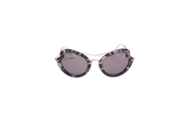 MIU MIU OVERSIZED RIMLESS GRADIENT PURPLE
