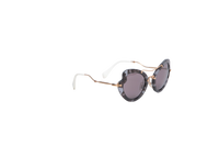 MIU MIU OVERSIZED RIMLESS GRADIENT PURPLE