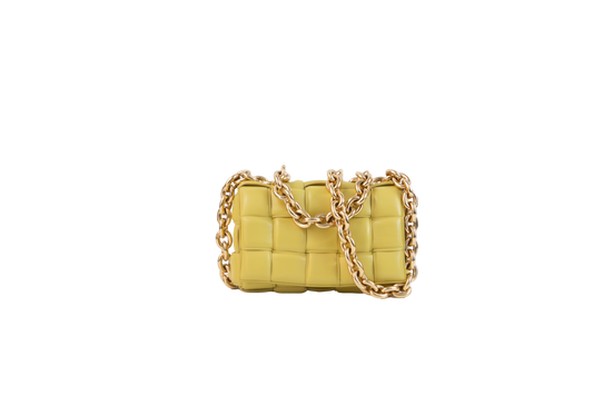 BOTTEGA PADDED LIME CHAIN