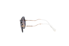 MIU MIU OVERSIZED RIMLESS GRADIENT PURPLE
