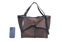 COPERNI TOTE BAG CABAS SUEDE BROWN